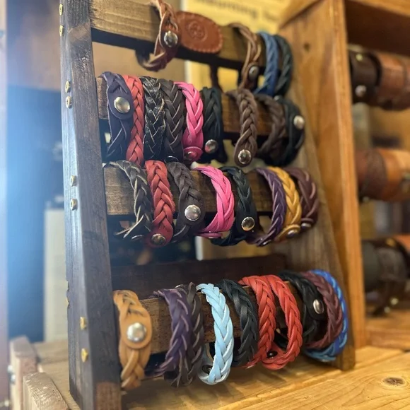 Handmade leather bracelets! 50% of proceeds go to Alabama Autism Awareness!! - Picture 4 of 4